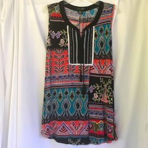 RXB Sleeveless Top, Multi-Color, Sz XL